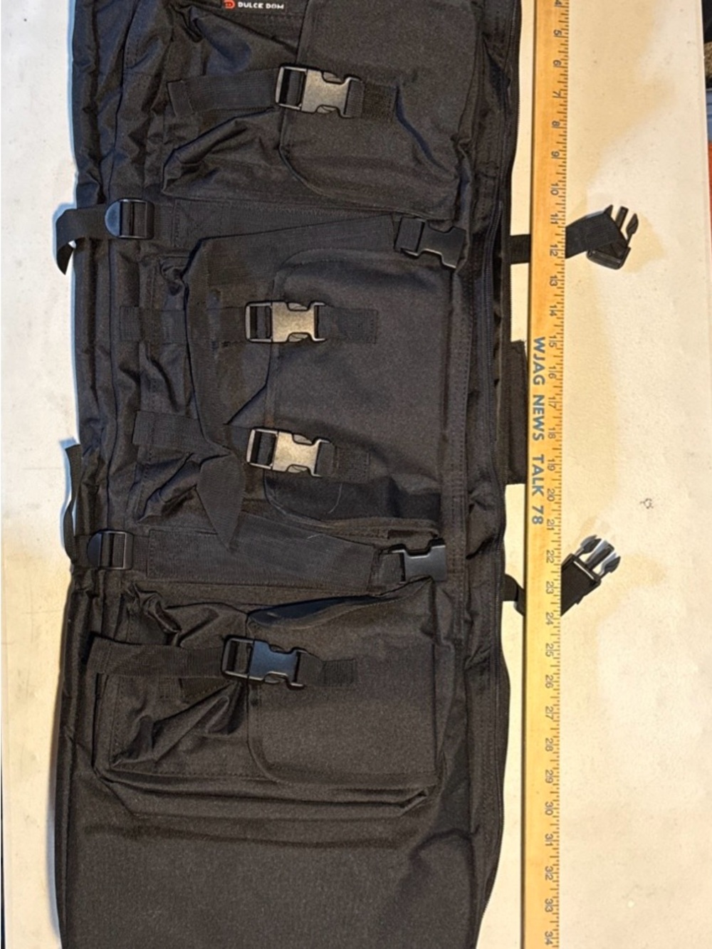 Dulce Dom 36”X 12" Soft Double Rifle Tactical Gun Case Dual Storage Shoulder Str